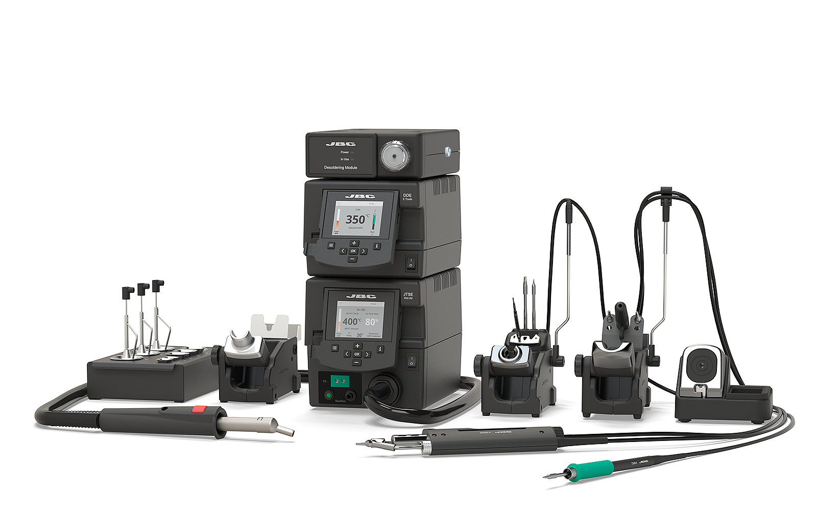 RMVE anterior - Complete Rework Station with Pneumatic Pump RMVE anterior - Complete Rework Station with Pneumatic Pump
